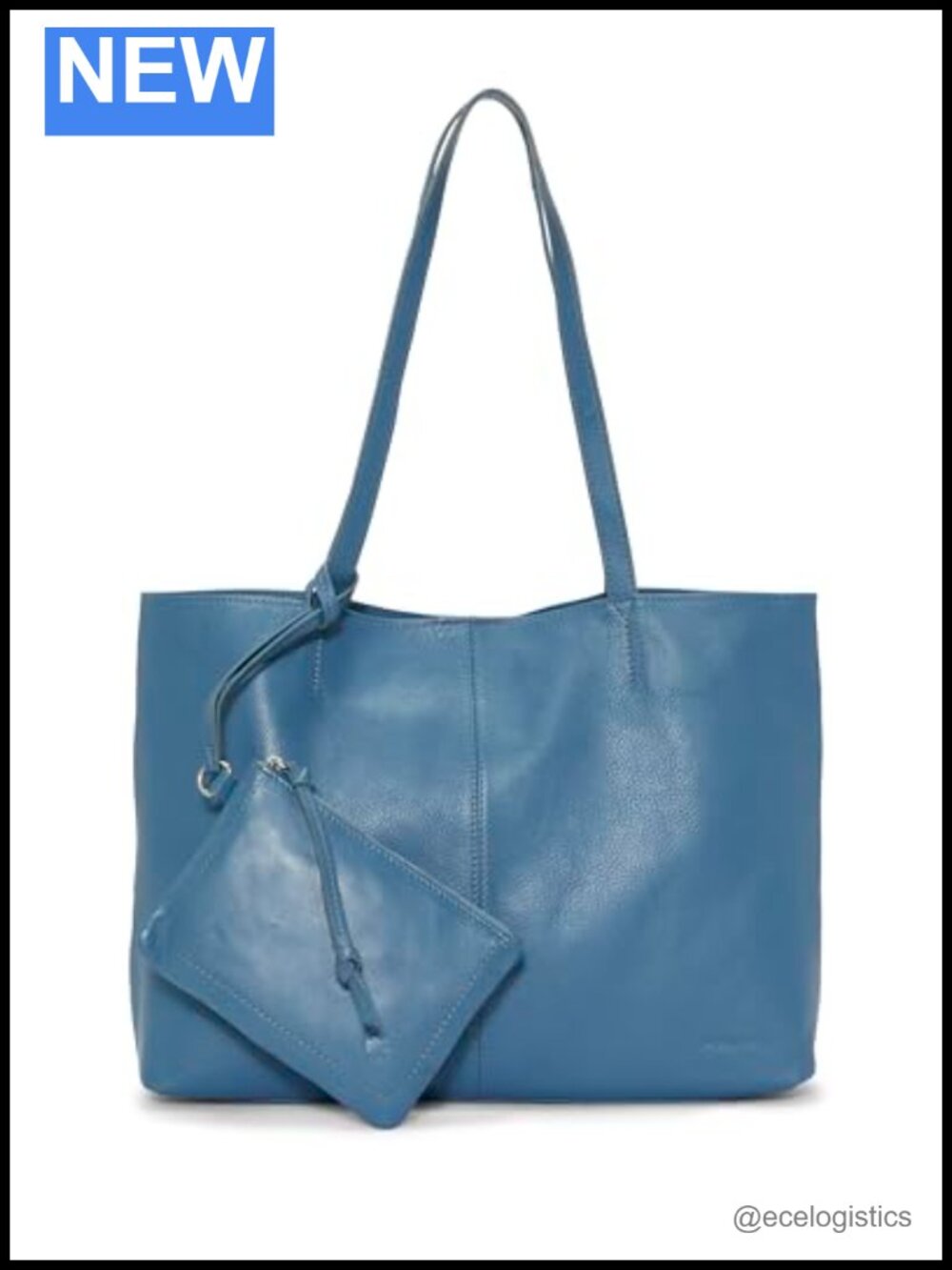 Lucky Brand Leather Satchel Handbag Magnetic Closure Shoulder Bag